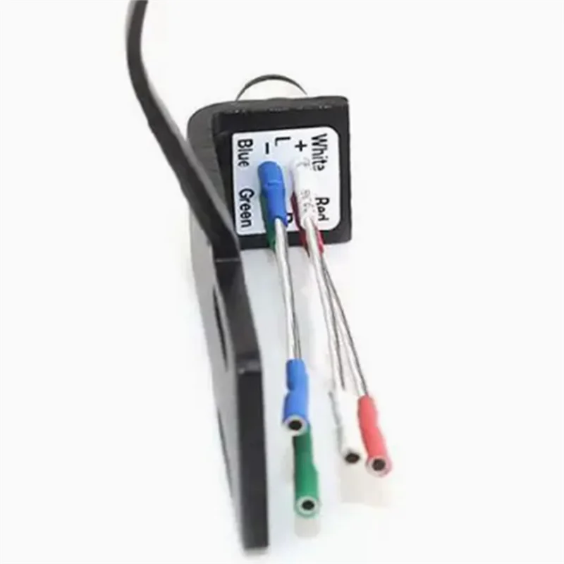 AS95-ターンテーブルフォノカートリッジヘッドシェルワイヤーリードケーブル For1.2-1.3Mm ピンヘッダーワイヤーケーブルシルバーリードワイヤー