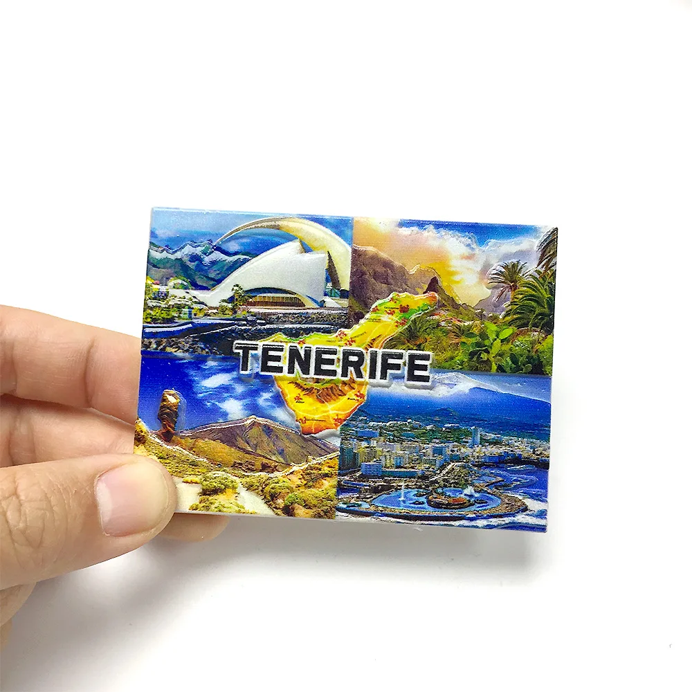

‌Tenerife Scenic Resin Magnet Acrylic Material Travel Souvenir‌