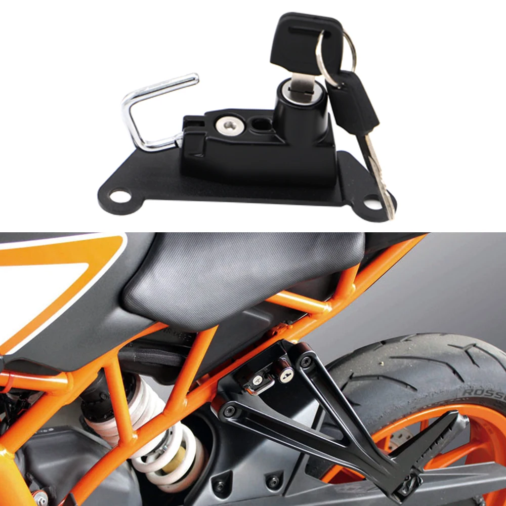 

For KTM RC125 RC390 2014 to 2020 RC250 2015-2020 RC 125 390 250 Motorcycle Helmet Lock Bloqueo De Casco