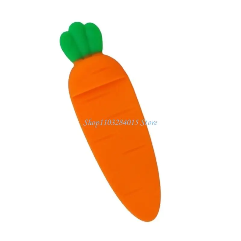 

R6FF Funny Book Markers Creative Bookmarks Carrot Page Markers for Teachers