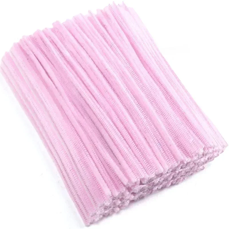 Großhandel Bunte Große Pfeifenreiniger für Bastelarbeiten DIY Plüsch-Stiele Kreatives Hobby Chenille-Stiele 500-1000 Stück