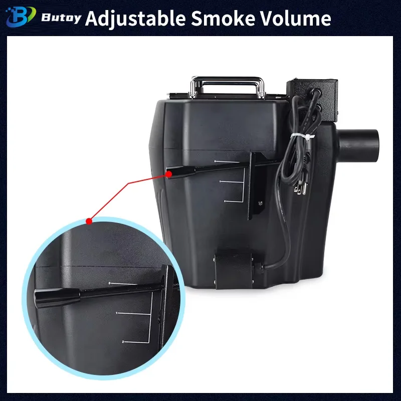 3500W Dry Ice Machine Portable Low Lying Smoke Machine With Water Tank Pipe And Nozzle Wedding Stage Party Low Ground Fog Effect