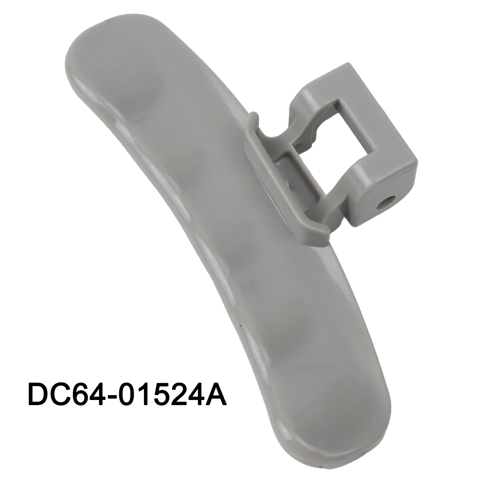 Substitua sua maçaneta de porta danificada pela maçaneta de porta de máquina de lavar roupa DC6401524A para máquina de lavar roupa Samsung, Branco/Cinza