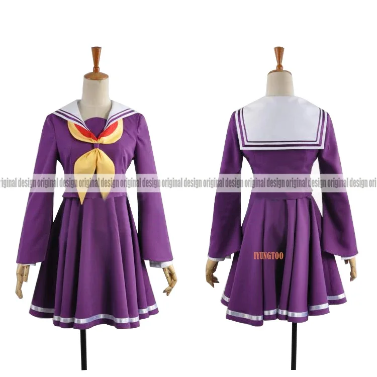 No Game No Life Sora and Shiro Stephanie Dola Jibril  Clothing Cosplay Costume,Customized Accepted