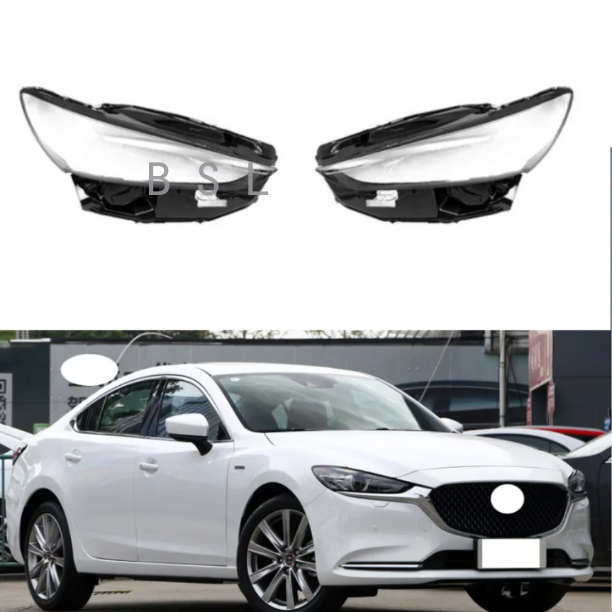 

For Mazda 6 Atenza 2020-2022 Transparent Light Case Front Headlight Lens Cover Auto Headlamp Lampshade Glass Lamp Shell Caps