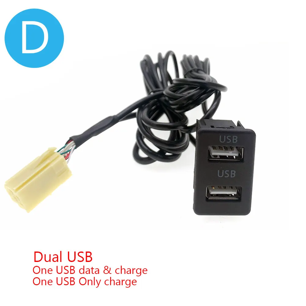 6 Pin USB Car Radio Dash Board Mount Panel Adapter Cable Connector for Alfa Romeo 159 Fiat Grande Punto 2007 Onwards