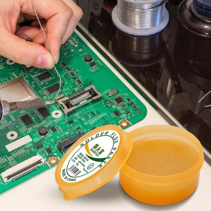 

Electrical Solder Flux Paste No Clean Flux Rosin Soldering Flux Paste Tinning & No Clean Flux Multifunctional Welding Supplies