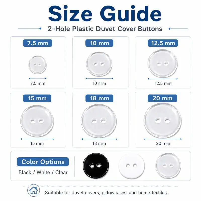7.5-20mm double-hole bread buckles, for DIY resin, handmade scrapbooks, and handmade weaving crafts wholesale