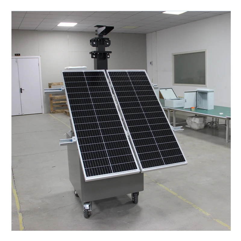 All-in-One MPPT Solar System Industrial Hybrid Standby Solar Generator Single Crystal