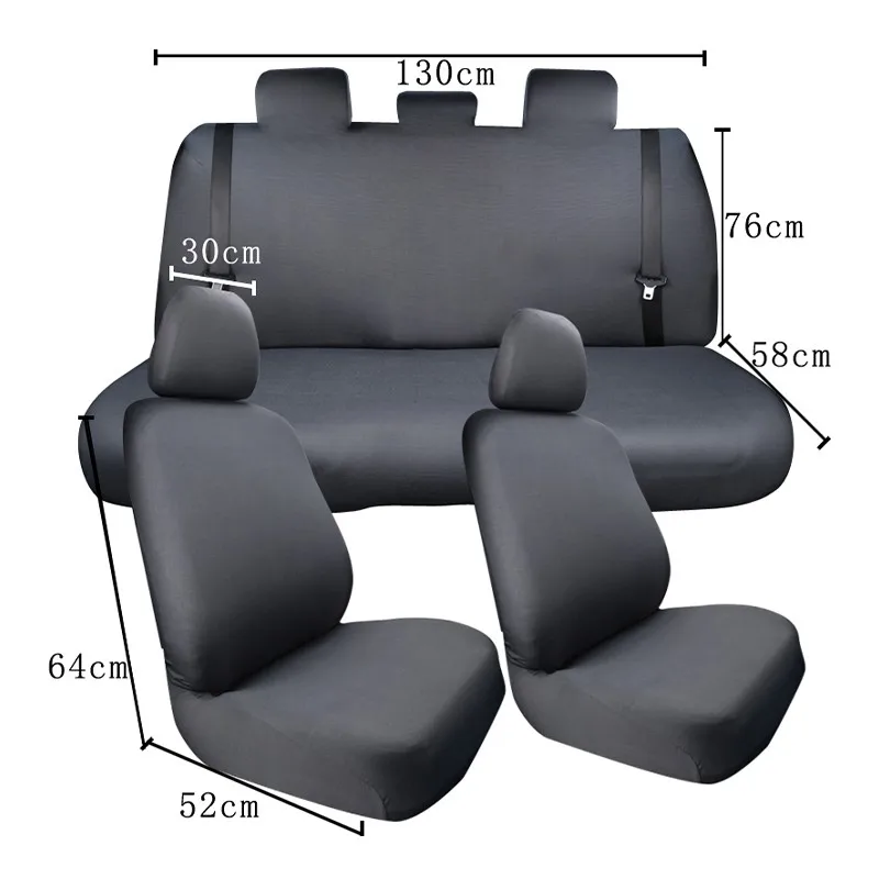 1Set Stretch PU Leather Car Seat Cover NonSlip Dustproof Car SUV Seat Full Cover Auto Seat Cushion Protection for Outdoor Travel
