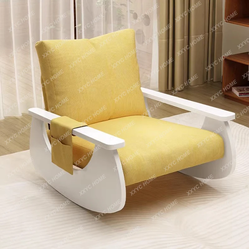 HHHHTrend Silla reclinable elástica con respaldo Beaty, silla con soplo blanco, suelo para juegos