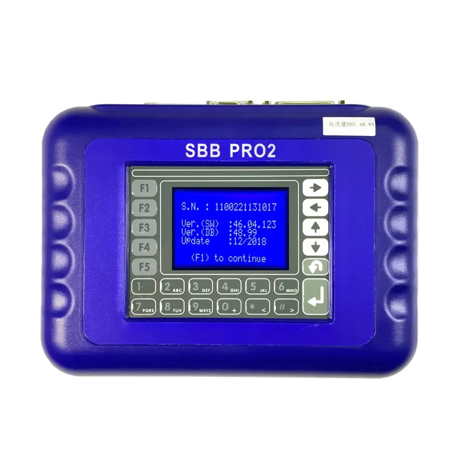 OBDIICAT SBB PRO2 V48.99  auto key programmer with Auto Key Maker SBB V48.99 support cars untill 2015