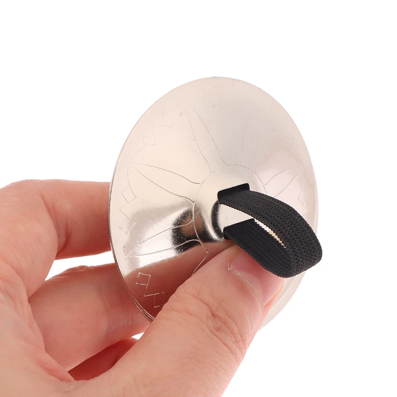 1 زوج النحاس إصبع الصنج الصغيرة إصبع الصنج الرقص الشرقي الصنج الصغيرة آلة موسيقية الصحون لحزب راقصة