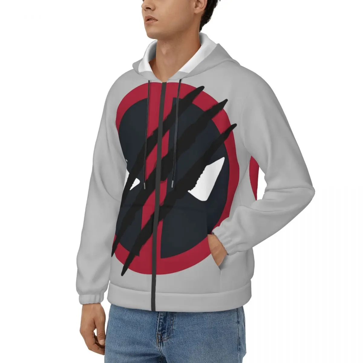 Sweat à capuche Disney Marvel pour homme, autocollant Deadpool et Wolverine Icon, film Deadpool et Wolverine Sweats à capuche vintage, vêtements, nouvelle collection