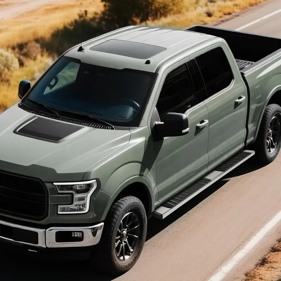 6 Running Boards Compatible with 20072018 Chevy Silverado 1500 Crew Cab Chrome Mirror Stainless Steel Side Steps Rails Nerf Bar