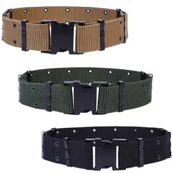 Adjustable Outdoor Survival Emergency Rescue Canvas Military Waist Belt