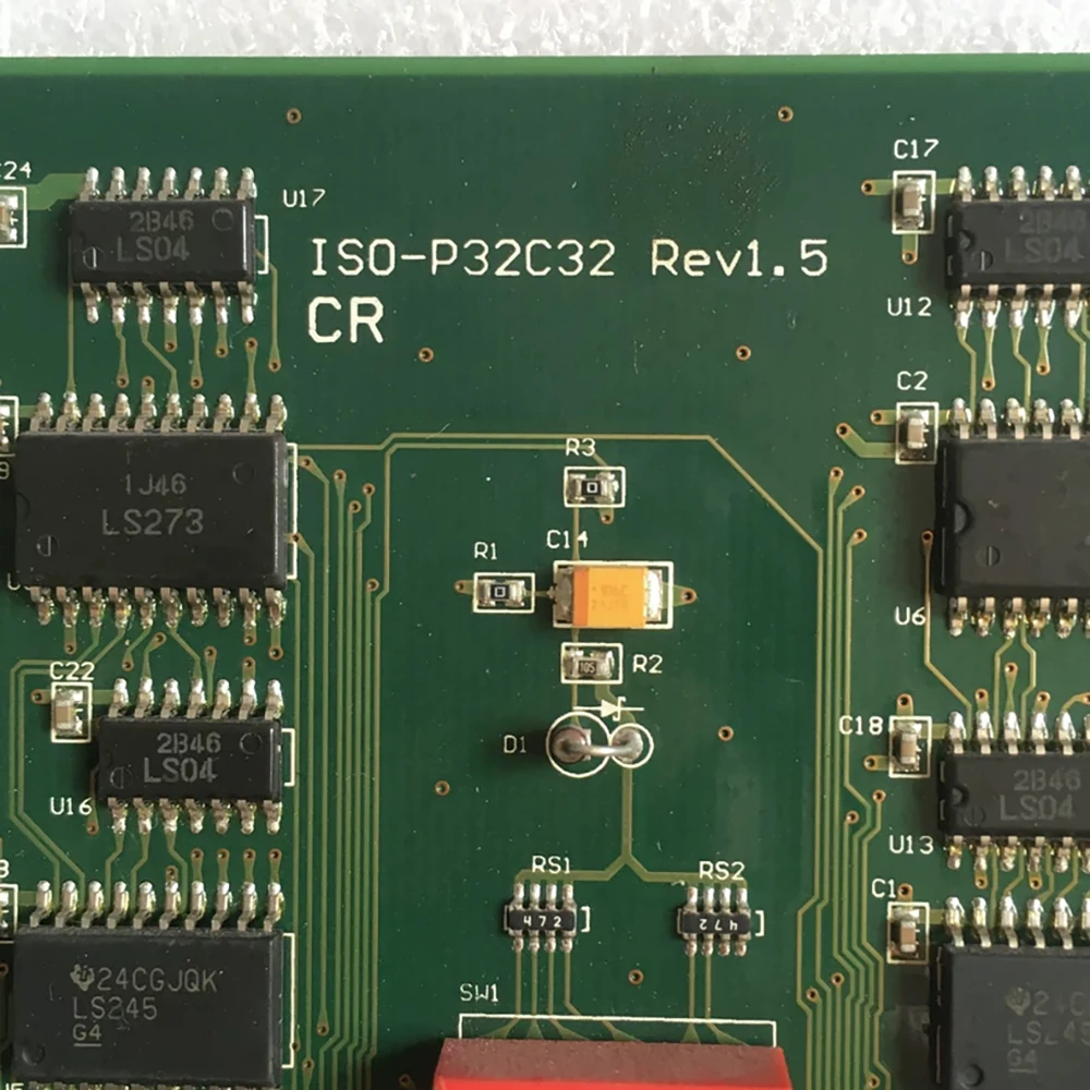 Control card 32 channel optically isolated digital input card ISO-P32C32 Rev.1.5