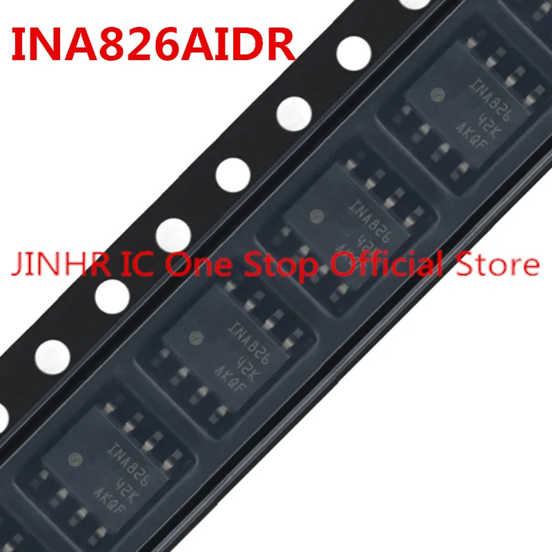 New 5PCS INA826 INA826AIDR, SOIC-8, Instrumentation Amplifier