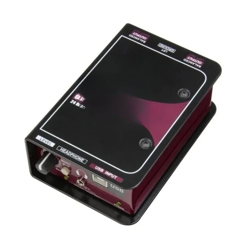 USB-Pro High Performance 24bit/96kHz Digital Stereo Audio Converter Direct Box with Balanced XLR Outputs