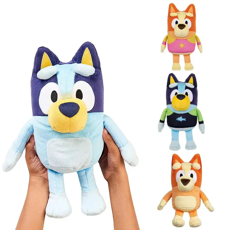 جديد Bluey Family Series الحديث أفخم البنغو الموسيقى صوت ألعاب من نسيج مخملي أنيمي الشكل لطيف الحيوان الغناء الكلب دمية الاطفال مهرجان هدية #1