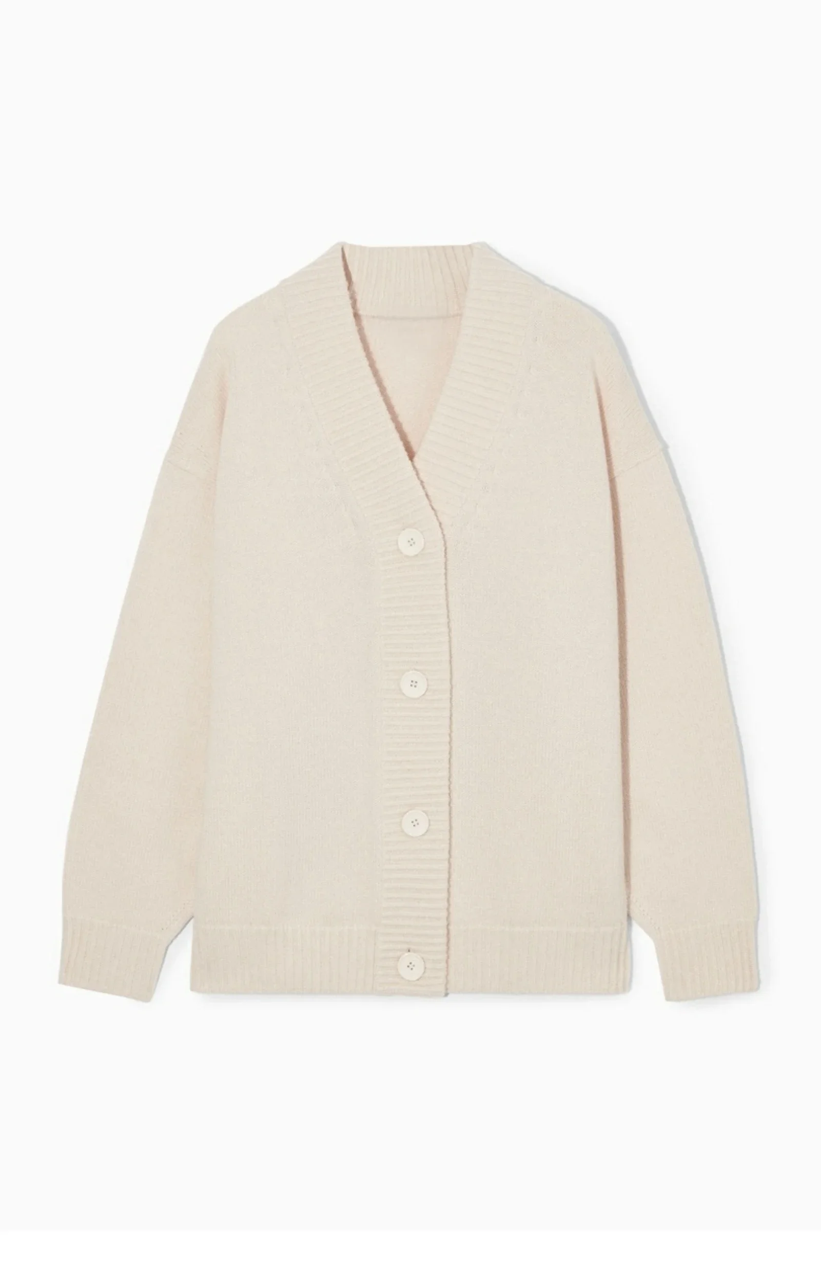 Ethereal Costume 2025 YAZHIMEI winter new style of Women's casual Loose-fitting V-neck wool blend ribbed knitted cardigan