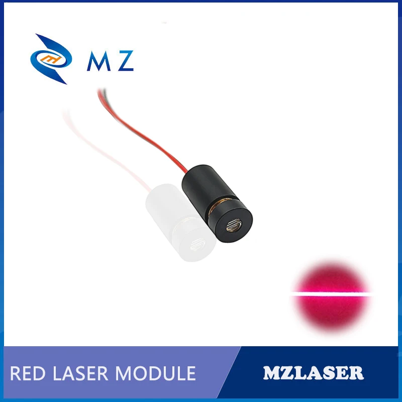 Rode Lijn Laser Module Verstelbare Scherpstellen D10mm 635nm 50/100Mw Hoge Kwaliteit Positionering Voor Mechanische Apparatuur