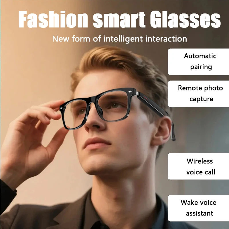 E13 Smart High-Tech Солнцезащитные очки BT5.0 Защита синего света Перевод в реальном времени AI Assistant Видеозвонок Совместимость для Xiaomi