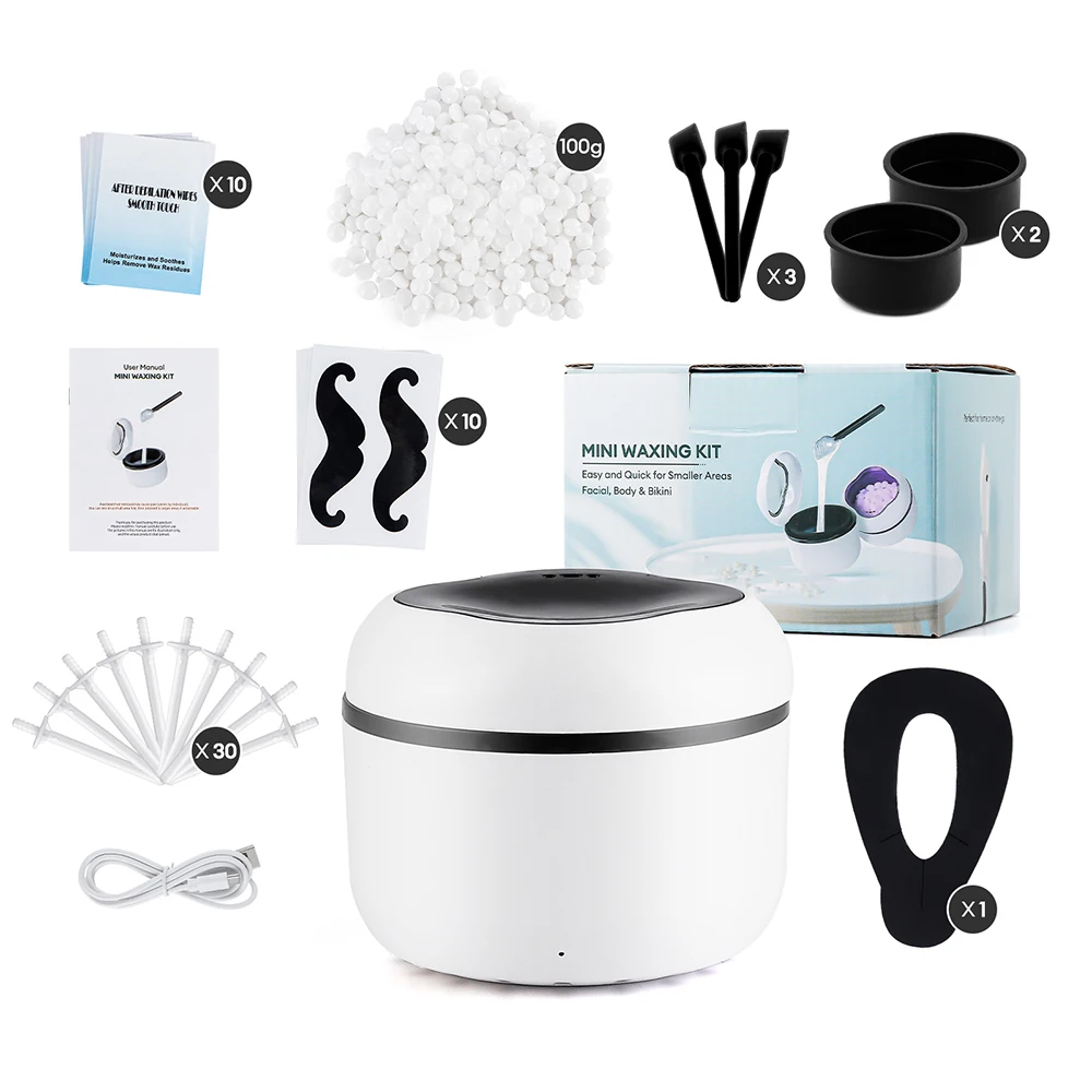 Mini Wachs Heizung Maschine 40g Silikon Schüssel Wachs Wärmer Nase Ohr Haar Entfernung Wachsen Kit Wachs Bean Wachs Heizung schmelzen Topf Schmelzer – Detail 23