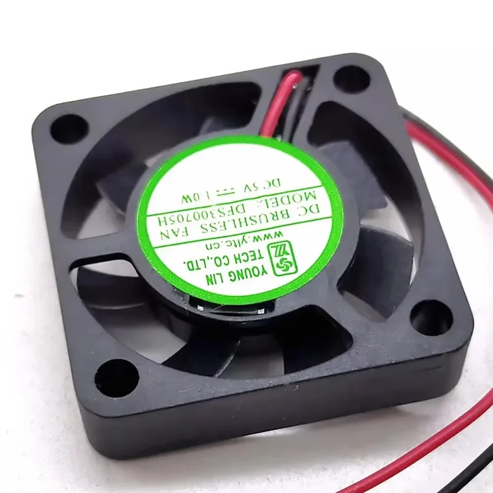 

+NEW 2PCS DFS300705H 30mm fan 3007 5V ultra thin mute micro fan 30*30*7mm set top box moxibustion instrument cooling fan