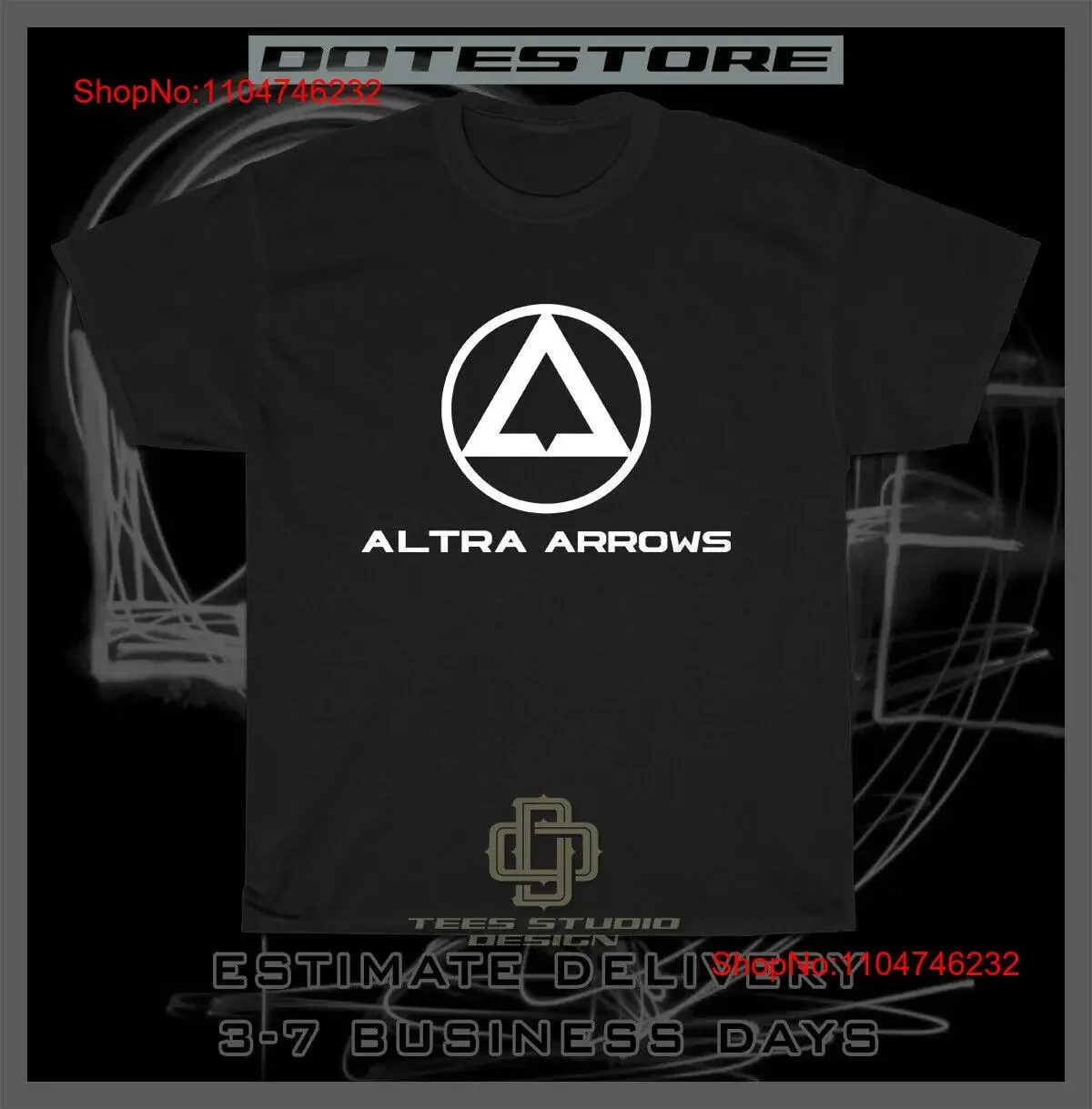 Camiseta con Logo de Altra Arrows para hombre, ropa de diseñador transpirable y estirada lavada vintage American Dotees, ropa de calle de moda para hombre