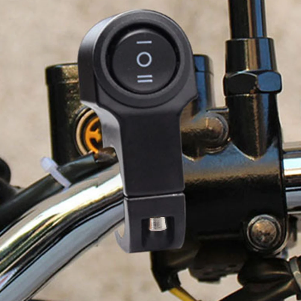 زر ثلاثي الموضع مقاوم للماء لمقود الدراجات النارية ATV ، مفتاح المصباح الأمامي ، الأضواء الضوئية اليومية ، المفاتيح الرجعية ، 22 ، 7 بوصة ، 8 بوصة ، 12 فولت