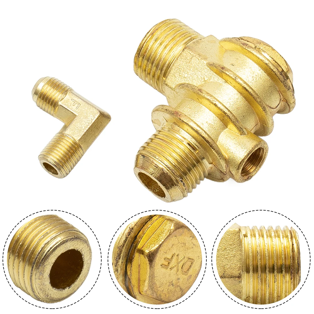 Boost Air Compressor Performance With This Sturdy Brass Male Threaded Check Valve 3 Way Design Ideal Workshop Replacement