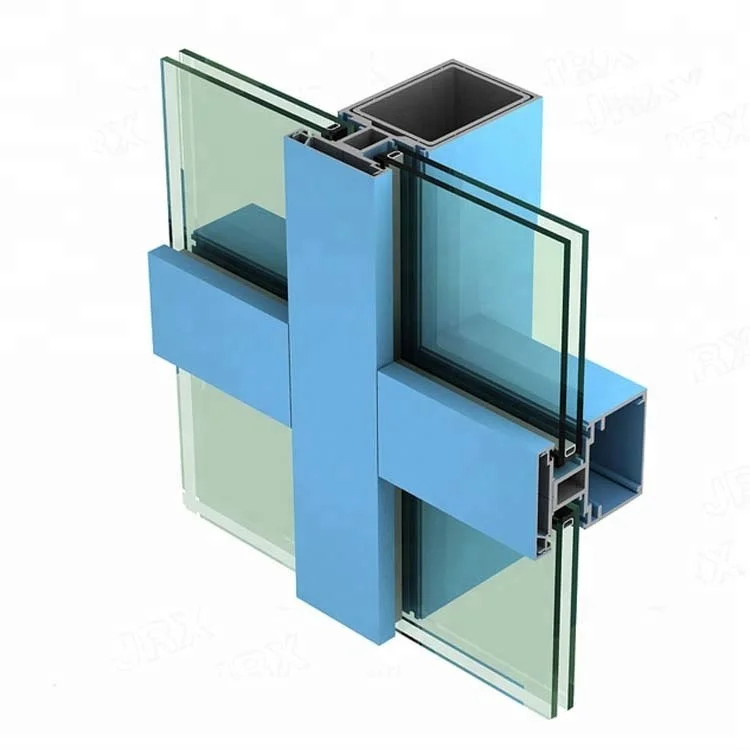 التخصيص الصين نوعية جيدة الألومنيوم الشخصي سعر جدار الستار للبناء #2