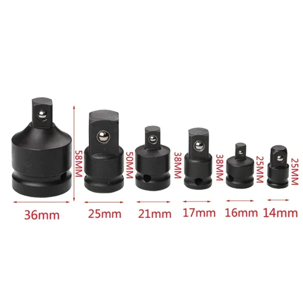 Air Impact Ratchet Wrench Converter Joint-Socket Drive Adapter Air Wobble Socket Extension Electric Wrench 1/2 3/8 1/4 3/4