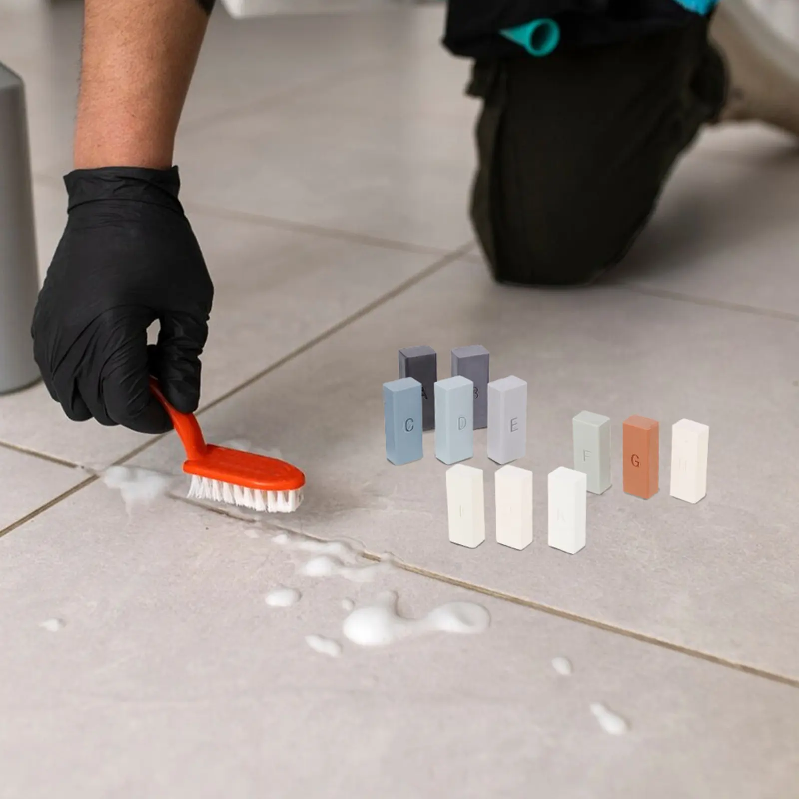 

11Pcs Floor Wax Repair Blocks Set for Hardwood Lvt Wpc Vinyl Laminate Scratch Removal Waterproof Dust Resistant Floor