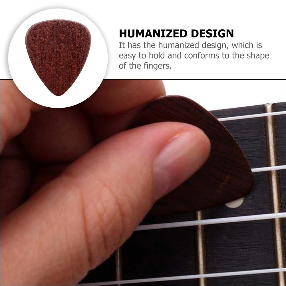 

Wooden Lightweight Wood Plectrum Picks Practice Guitar Picks Folk Guitar Pick Replacements Plectrum Folk Accessories