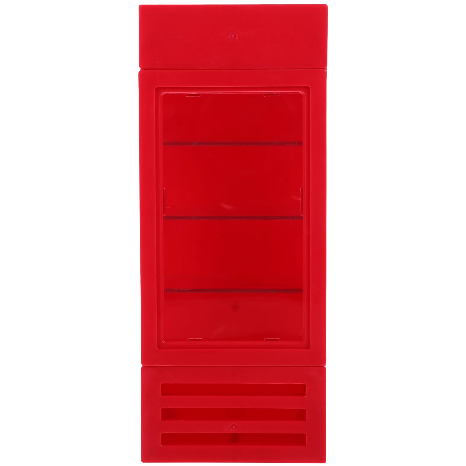 Ornaments Mini Freezer Small Refrigerator for Room Plastic Miniature Decoration