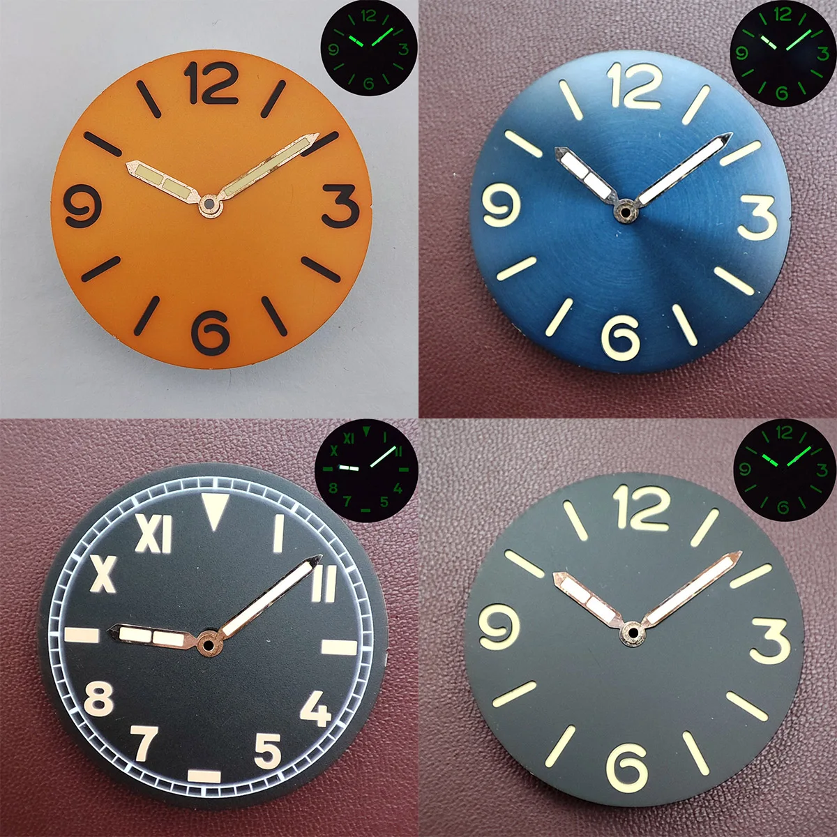 44mm watch Case seagull eta6497 Movement Automatic watch Case Men\'s Watch dial custom logo Watch Replacement Parts no nh35 case