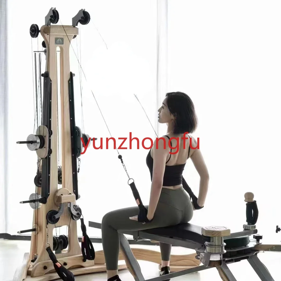 Spinal Trainer Gym Equipment Eco Friendly Pulley Tower Core  Pilates Reformer Cable Crossover Machine