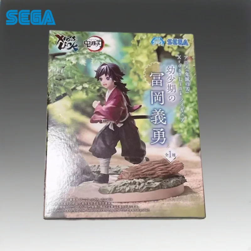 En stock SEGA Original Demon Slayer Tomioka Giyuu figura de acción modelo muñeca nuevo juguetes en caja modelo garaje coleccionable