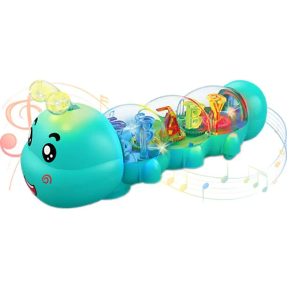 

Cute Caterpillar Soft Toy Colorful Worm Infant Plush Animals Educational Interactive Toy for Kids Gifts Crawling Toy