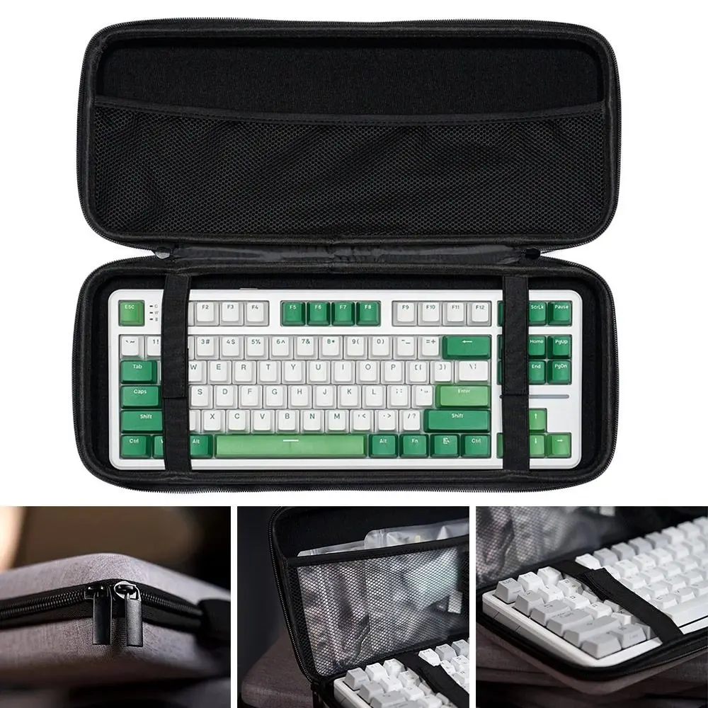 

Dustproof Mechanical Keyboard Case Shockproof Hard Shell Keyboard Carrying Bag Portable EVA Storage Bag