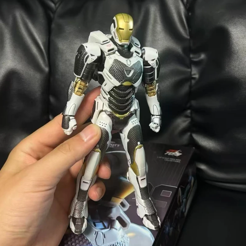 

ZD Toys Original Iron Man MK39 Gemini Action Figure Tony Stark Mecha Model Movable Anime Avengers Collection Toy Boy Gifts