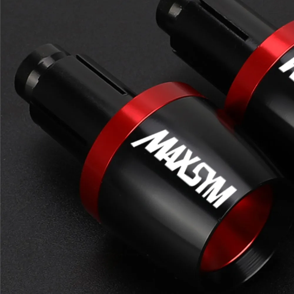 

For SYM MAXSYM 400i 600i MAX 400 600 ALL YEARS 2024 2023 22MM Motorcycle Handlebar Grips Ends Plug Slider Caps Handle bar end