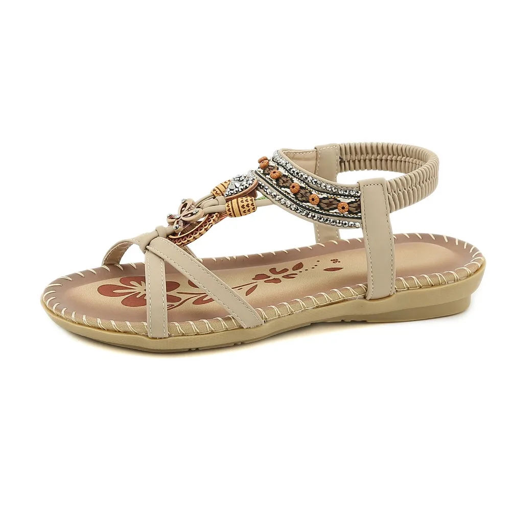 

Soft Non-Slip Bohemia Sandals Ethnic Style Footwear Platform Sandals Shoes Beachwear Shoes Flip Flop Sandals Female
