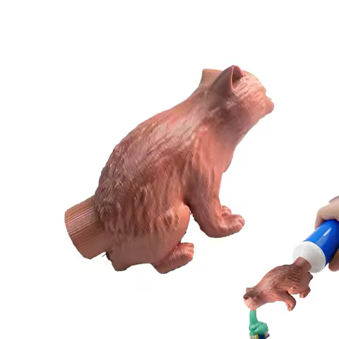 Funny Toothpaste Dispenser For Kids Cat Vomit Toilet Supplies Hilarious Toothpaste Squeezer For College Students Homeowners