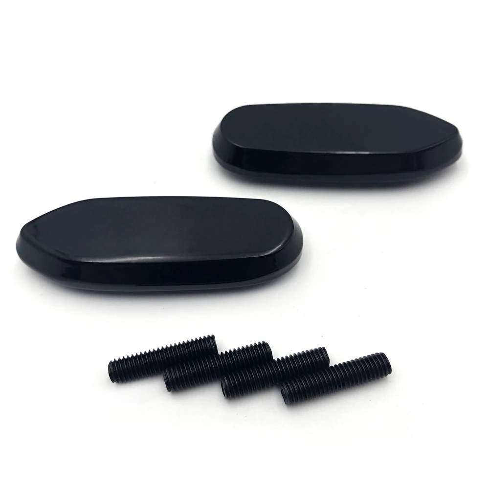 Mirror Block Off Base Plates for Suzuki Gsxr 600/750 2006-2012 ,Gsx-R 1000 2005-2008 Black Aftermarket Motorcycle Parts