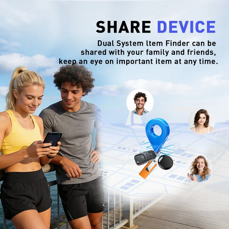 

CD Mini Airtag Anti-lose Tracker for IOS Find My Bluetooth Anti-lost Key Luggage Track Finder Portable GPS Locator Smart Tag