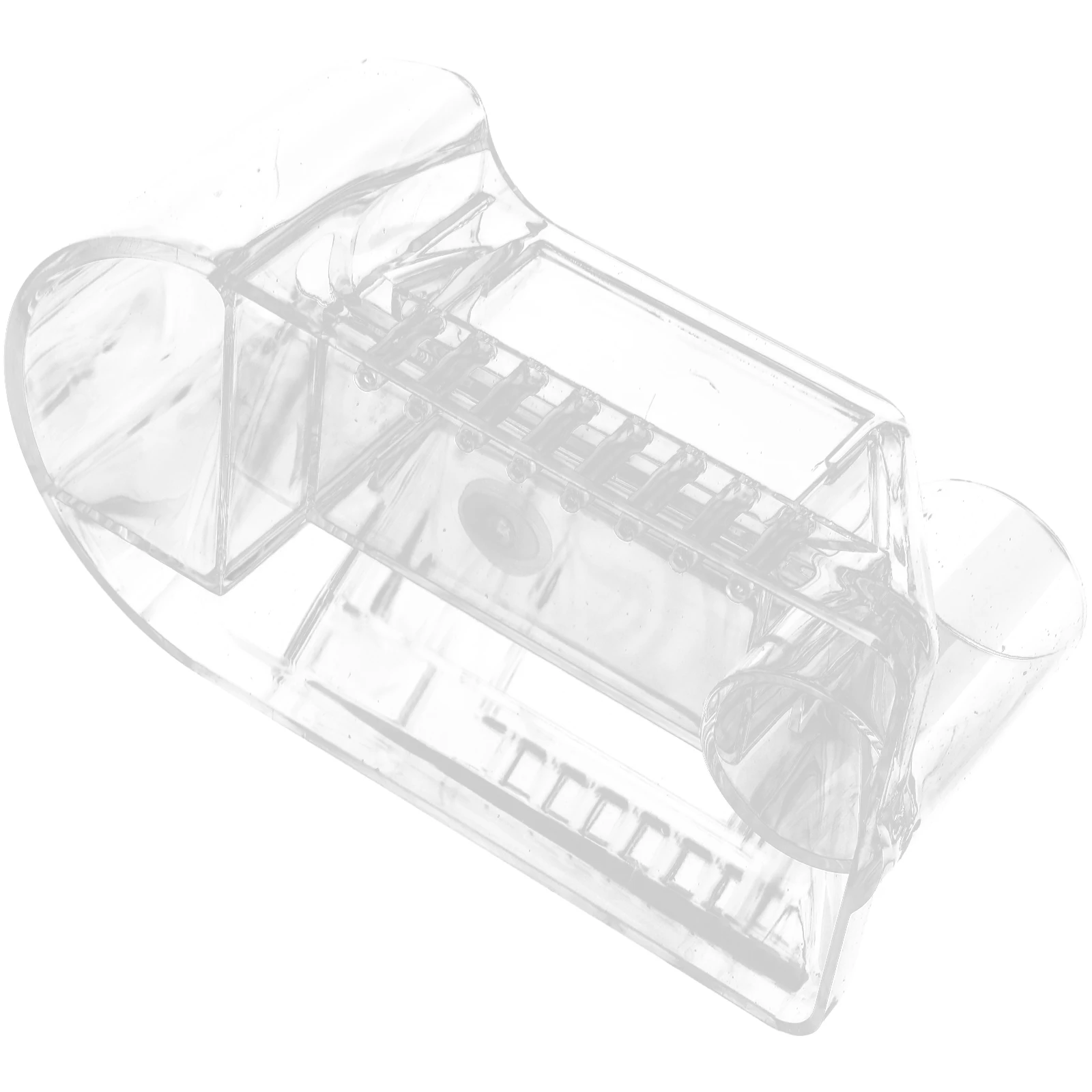 

Grinding Head Storage Box Small Transparent PC Material Nail Drill Bit Holder Organizer Bits Container Stand Desk Display