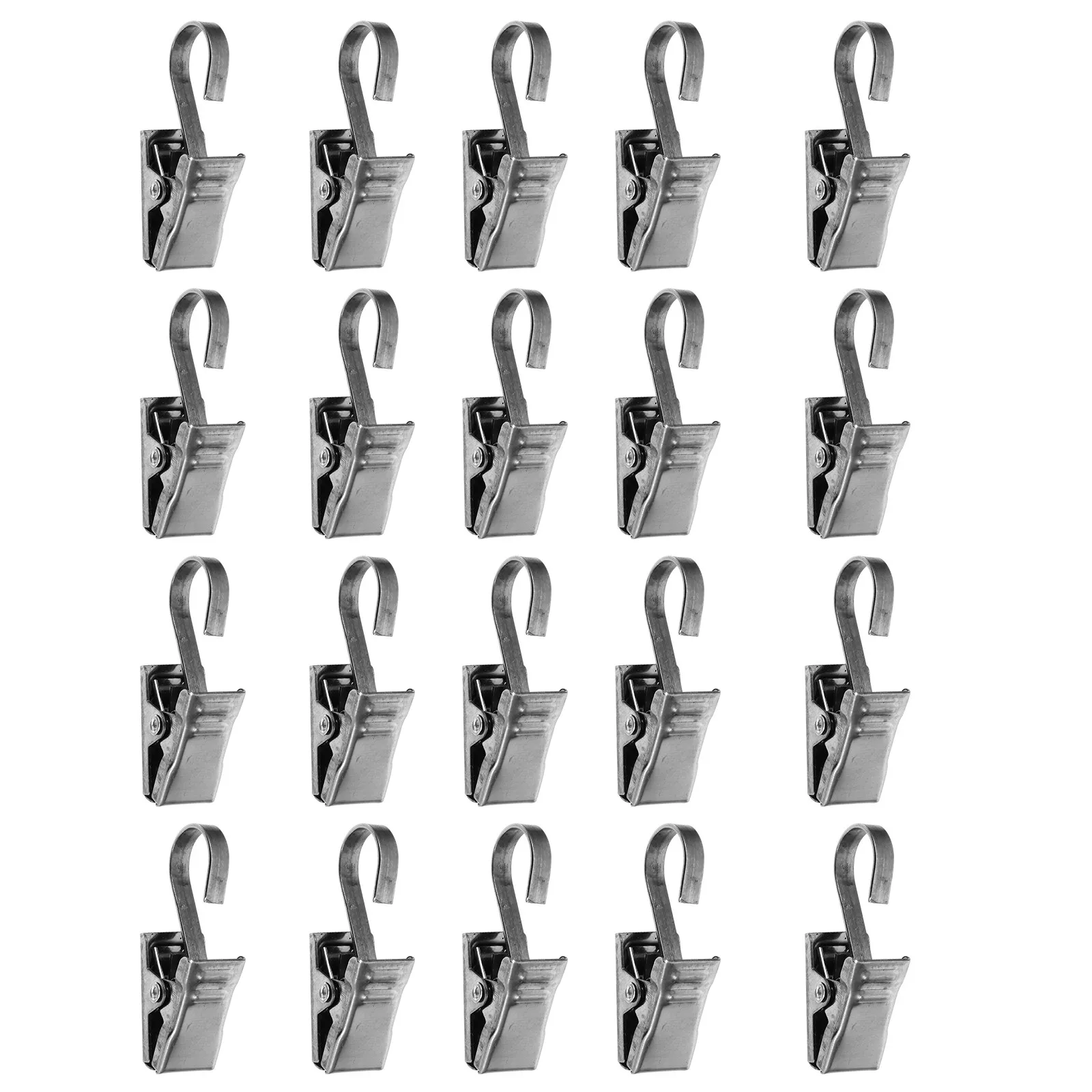 20Pcs Strong Alligator Curtain Clips Heavy Duty Curtain Supply Clips for Curtains Drapery Hanging Display Clothes Drying Art